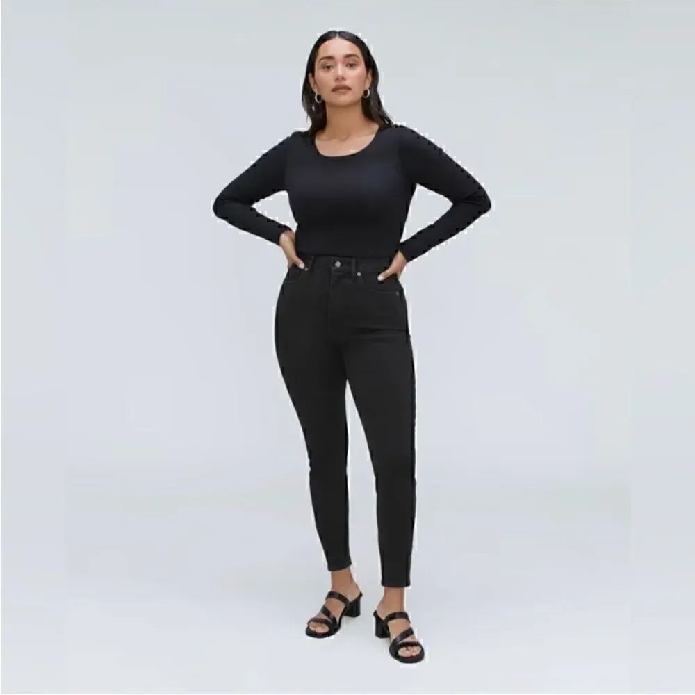 NWT Everlane The Curvy Way-High® Skinny Jean in Ash Size 28